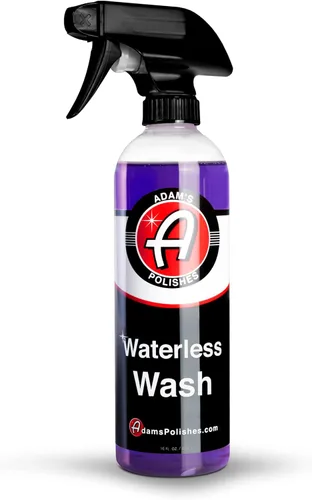 Adam's Polishes Lavado sin Agua (16 oz) – Aerosol de Limpieza de Coche para Detallado de Automóviles | Fórmula Lubricante Segura Ultra Deslizante,