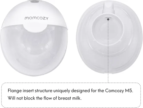 Miniatura 4 de Inserto de brida de 0.866 in compatible con Momcozy M5, solo apto para uso con el extractor de leche portátil Momcozy M5, no accesorios originales