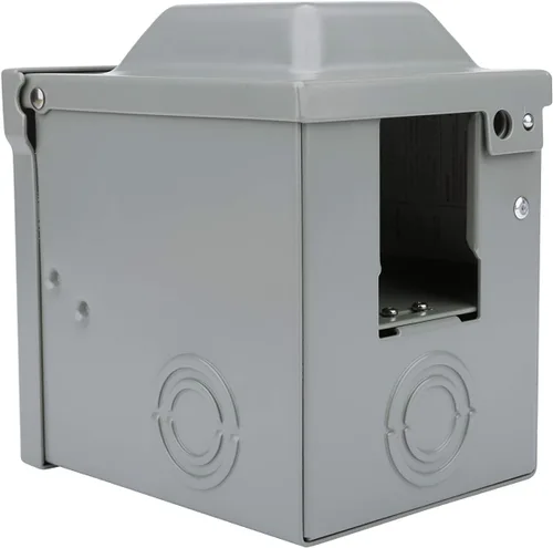 Miniatura 9 de Caja de toma de corriente de 50 amperios y 125/250 voltios, cerrada con cerradura - para RV, cámper, autocaravana, remolque de viaje, autos