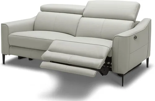 Miniatura 4 de Limari Home Felixen Collection - Juego de sofá de cuero moderno, sofá biplaza y sillón de 3 piezas con reclinadores eléctricos y reposacabezas