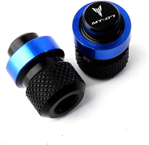 Miniatura 11 de Soporte lateral para motocicleta, ampliación, tapones de aire para válvula de neumático para Yamaha FZ07 FZ 07 MT07 MT 07 MT-07 MT-07 2014 2023 Rojo