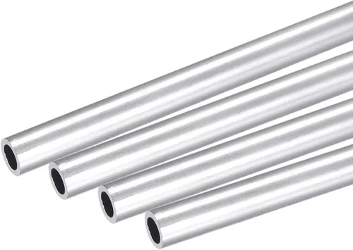 Miniatura 35 de uxcell 6063 Tubo redondo de aluminio 0.236 in OD 0.118 in Diámetro interior 9.843 in Longitud Tubería 4 PC