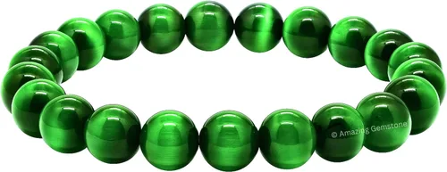 Miniatura 756 de Amazing Gemstone Pulsera de cristal para mujeres y hombres, pulsera de cristal curativo de protección, pulsera elástica con cuentas de piedras