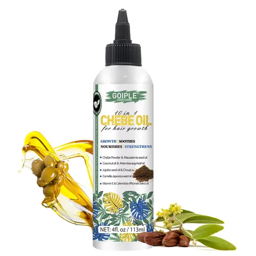 WOZUTUNT 4 FL OZ Aceite natural de cabello Chebe para el crecimiento del cabello, hidratante para el cuero cabelludo, para todo tipo de cabello