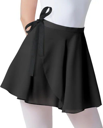 Miniatura 2 de Zando Toddler Ballet Skirts for Girls, Wrap Ballet Skirt Women, Adult Chiffon Dance with Adjustable Waistband