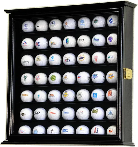 49 Gabinete de exhibición de pelotas de golf (negro)