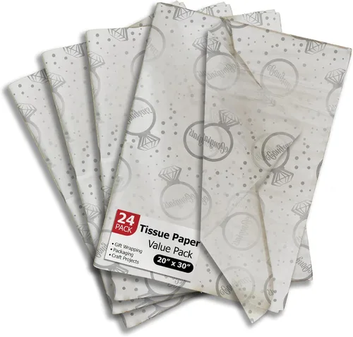 Miniatura 35 de Pro Supply Global Space Astronaut Papel de Seda Impreso para Bolsas o Cajas de Regalo y Envoltura - Papel de Seda Decorativo a Granel para Embalaje