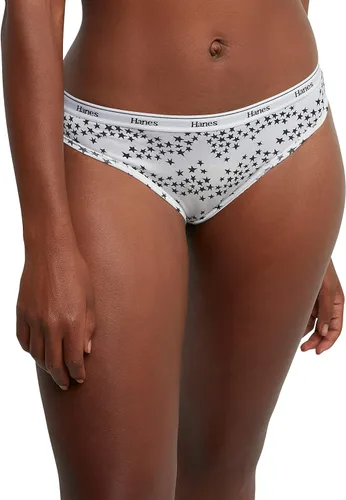 Miniatura 2 de Hanes Women's Originals Bikini Panties, Breathable Stretch Cotton Underwear, Assorted, 6-Pack