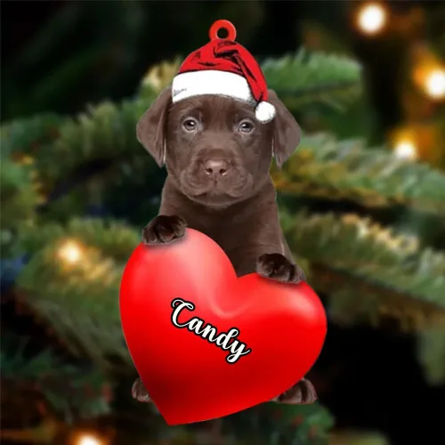 Miniatura 46 de Adornos de Navidad personalizados para perros, nombre personalizado, adorno de Malamute de Alaska, adornos acrílicos, regalos de Navidad, amantes