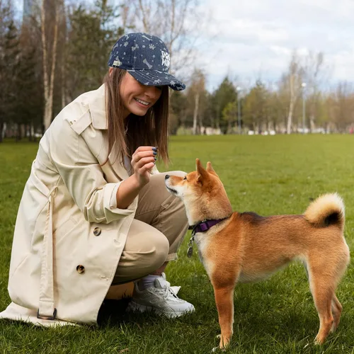 Miniatura 6 de Waldeal Gorra bordada de béisbol con diseño de perro para mujer, diseño de pata de jacquard, regalo para amantes