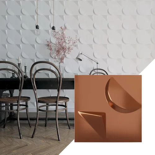Miniatura 16 de Ekena Millwork WP12X12APWH 11 7/8 pulgadas de ancho x 11 7/8 pulgadas de alto Apollo EnduraWall Decorativo 3D Panel de pared cubre 0.98 pies