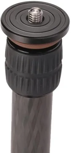 Miniatura 2 de Leofoto Columna central, extensión de trípode adicional, fibra de carbono, 2 secciones ajustables, perno de tornillo convertible, rosca de montaje