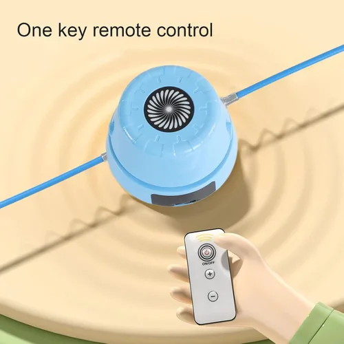 Miniatura 3 de ciciglow Jump Rope Machine with Remote, Jump Workout Entertaining Interaction Rope Skipping Machine for Family, Office, Gym, Party