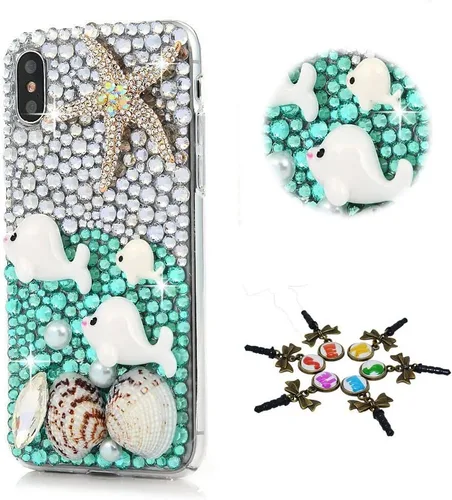 Miniatura 20 de Sparkle - Funda compatible con Samsung Galaxy Z Flip 2 5G, elegante funda con diseño de diamantes de imitación de cristal y diamantes de imitación