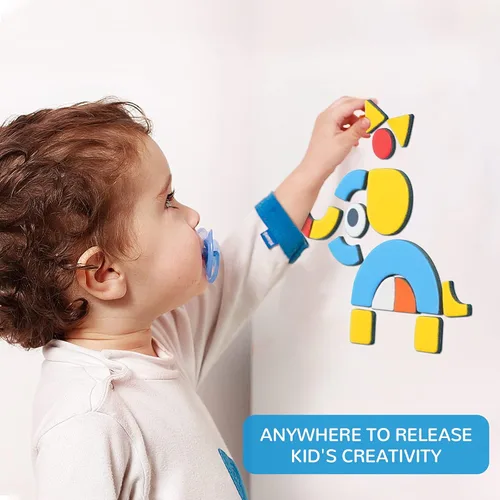 Miniatura 6 de Toi Juguetes magnéticos para niños, cajas de rompecabezas magnéticas con tablero de juego para niños de 3 a 8 años, juguete de mesa preescolar