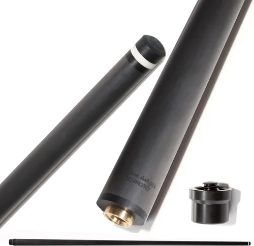 Miniatura 11 de 100% Carbon Fiber Shaft, Black Technology Shaft of Pool Cue Front Part for Billiard Play/Break/Snooker Cue Shaft with Foam- 737 mm,745mm,765mm