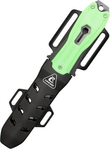 Miniatura 7 de Cressi Cuchillo de buceo multiusos de acero inoxidable - Hoja de acero inoxidable resistente al óxido - Funda de liberación rápida - Lagarto: Negro