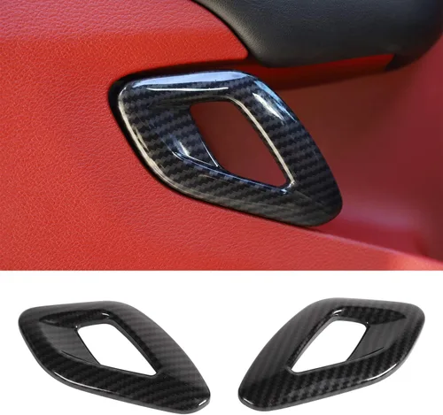 Miniatura 11 de Voodonala Para Dodge Challenger 2015-2023 - Cubierta interior de la manija de la puerta del auto, accesorios para Dodge Challenger 2015-2023