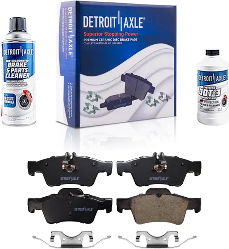 Miniatura 124 de Detroit Axle - Pastillas de Freno Delantero para Nissan Altima Maxima Sentra 350Z Cube Juke Versa INFINITI G20 G35 I30 I35 Suzuki SX4, Pastillas