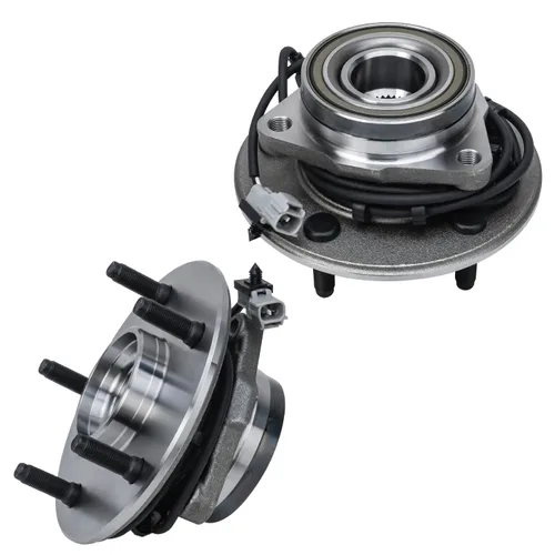 Miniatura 18 de Detroit Axle - 2 rodamientos de rueda delanteros para Ford Contour Mercury Cougar Mystique Volvo S40 V40, trasero para Escape Mariner Mazda Tribute