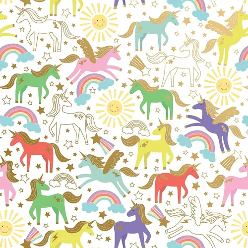 Miniatura 8 de Jillson Roberts Papel de regalo a granel, globo blanco, 1/4 resma 208' x 30