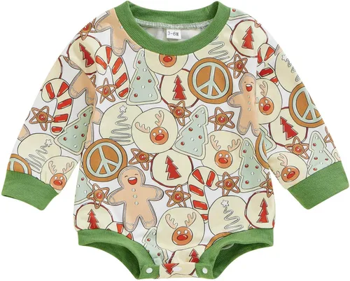 Miniatura 49 de FOCUSNORM Disfraz de Halloween para bebé recién nacida, sudadera de calabaza, mameluco de manga larga para otoño e invierno