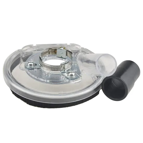Miniatura 7 de Kit de cubierta antipolvo, cubierta de polvo de molienda en seco, amoladora angular ajustable de 3.937-5.906 in con rueda de copa de diamante