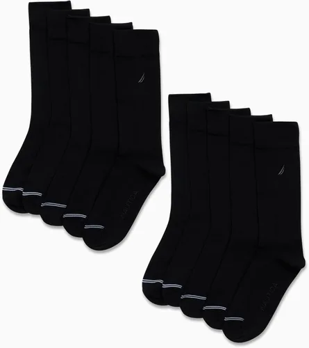 Miniatura 2 de Nautica Calcetines de vestir para hombre - Calcetines sólidos (10 unidades)