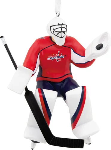 Miniatura 7 de Hallmark NHL New Jersey Devils Portero Ornamento de Navidad (0001OSL1882)