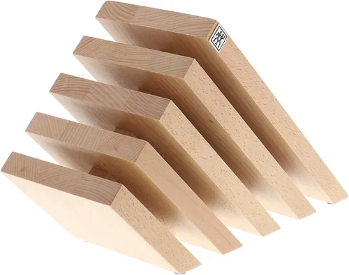 Miniatura 12 de ZWILLING Bloque de cuchillos italiano, 10" x 10" x 16", madera de haya natural