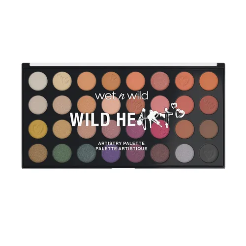 wet n wild Artistry - Paleta de 32 bandejas de maquillaje de sombra de ojos, mate altamente pigmentado, brillante, acabados metálicos, fórmula de