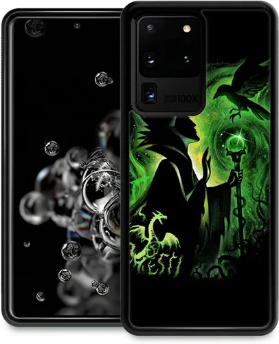 Miniatura 24 de CARLOCA Funda compatible con Samsung Galaxy S22 Ultra, diseño de dama mágica verde, ultra protección, a prueba de golpes, de silicona suave, TPU