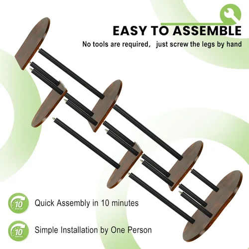 Miniatura 3 de Soporte escalonado para plantas de interior, estante alto de madera para plantas de 6 niveles y 7 macetas para múltiples plantas de flores, soporte