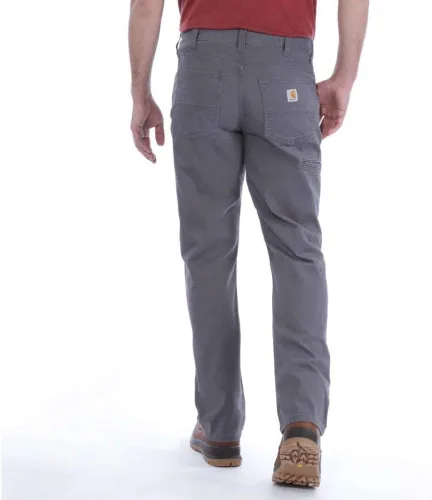 Miniatura 2 de Carhartt Pantalones de trabajo de lona para hombre, con Rugged Flex, corte holgado, con 5 bolsillos