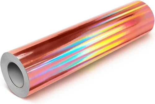 Miniatura 9 de VViViD DECO65 - Rollo de vinilo adhesivo permanente holográfico brillante cromado púrpura para manualidades (6 pies x 1 pie)