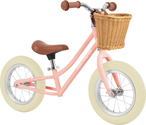 Retrospec Baby Beaumont - Bicicleta de equilibrio para niños pequeños sin pedales, con neumáticos con amortiguación llenos de aire para niños y