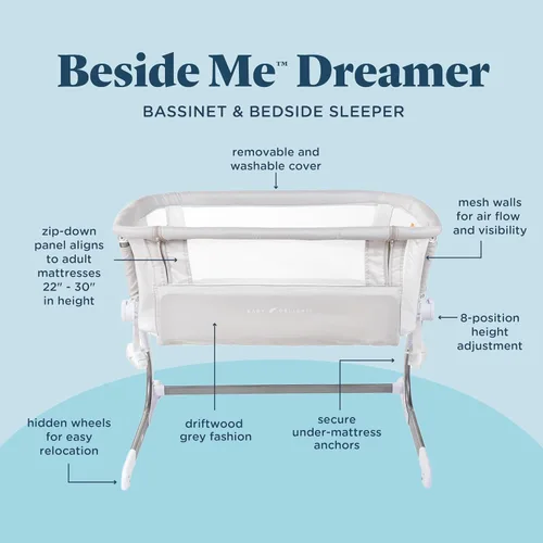 Miniatura 3 de Baby Delight Beside Me Cuna lateral y cama de noche para bebé
