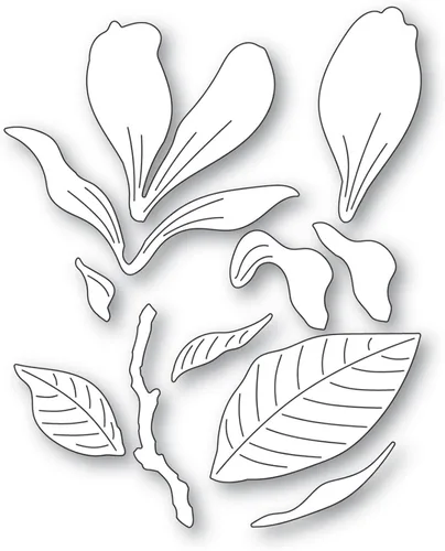 Miniatura 3 de Lily Dies - Troqueles para hacer tarjetas, flores de lirio y hojas de metal, troqueles para manualidades, manualidades, manualidades, álbumes