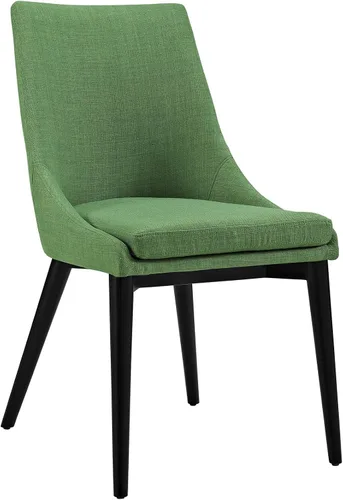 Miniatura 11 de Modway Viscount Mid-Century - Silla de cocina y comedor de tela tapizada moderna en color azul