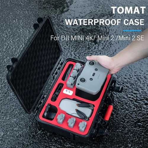 Miniatura 2 de Tomat Mini 4K caso impermeable duro transporte caso para DJI MINI 4K / Mini2 Fly More Combo Accesorios
