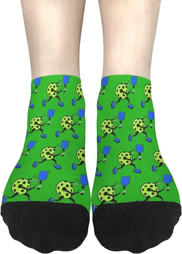 Miniatura 3 de devor Mens No Show Socks Low Cut Socks Men Hidden Sock Fashion PICKLEBALL Socks