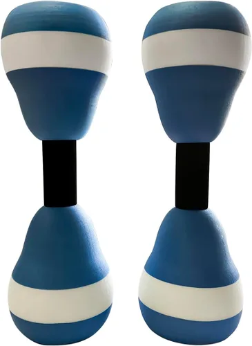 Miniatura 6 de Nuevo ejercicio aeróbico de agua pesas de espuma resistencia piscina 1 par, ejercicios de fitness de agua equipo para mujeres mayores peso Los