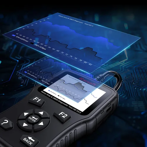 Miniatura 9 de iCarsoft Escáner de camión resistente HD V3.0 Herramienta de diagnóstico de escáner diésel para todos los sistemas, lector de código de prueba