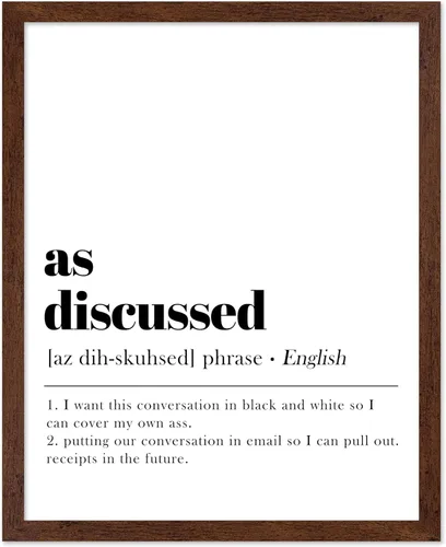 Miniatura 68 de Póster de Arte de Diccionario de Poster Master - Definición de "Just Following Up" Impreso - Arte Tipográfico - Regalo para Hombres, Mujeres