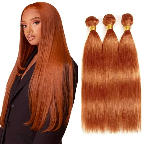 Miniatura 150 de Color 30 paquetes de cabello humano marrón onda del cuerpo paquetes 8 10 12 pulgadas brasileño virgen Remy extensiones de cabello humano doble trama
