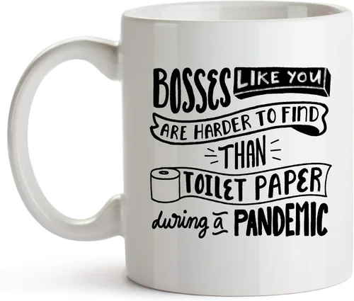 Miniatura 7 de YouNique Boss - Taza de café de 11 onzas, taza de café Worlds Best Boss para hombres y mujeres, taza divertida para jefe, regalos para el mejor jefe