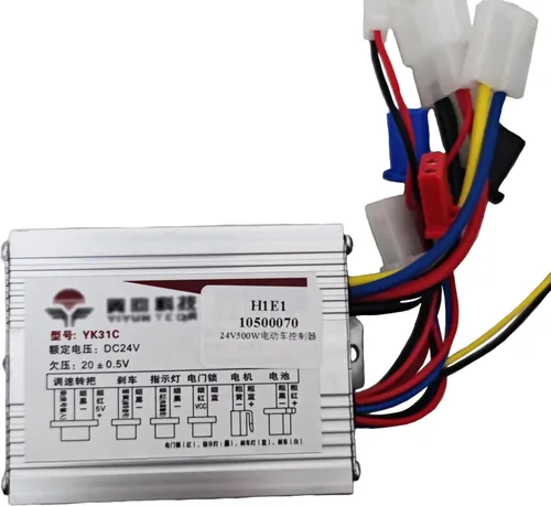 Miniatura 2 de 24v 24 voltios 500w motor cepillo controlador de velocidad para bicicleta eléctrica bicicleta scooter
