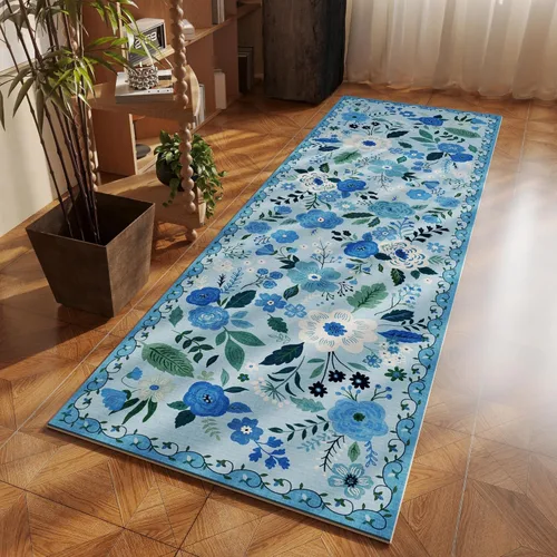 Miniatura 33 de Rugcomf Alfombra Pasillera para Pasillos Alfombra de Cocina Antideslizante 2'6'' x 8' Alfombras Pasilleras Lavables con Respaldo de Goma Alfombra