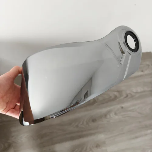 Miniatura 11 de FF370 - Protector solar para LS2 FF394, FF325, fácil visera, resistente al viento, para casco de moto (azul transparente, para noche de día)