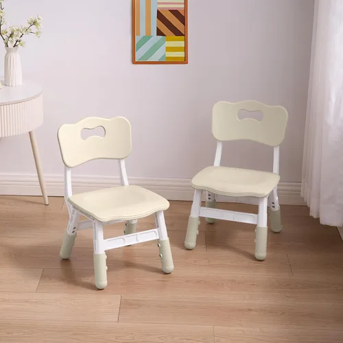 GITAWUSA Silla ajustable para niños, silla infantil ajustable de 3 niveles de altura, sillas para niños y niñas de 2 a 8 años, juego de asiento para
